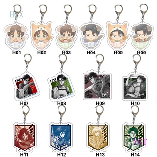 Móc Khóa Nhựa Acrylic Hình Nhân Vật Phim Attack On Titan