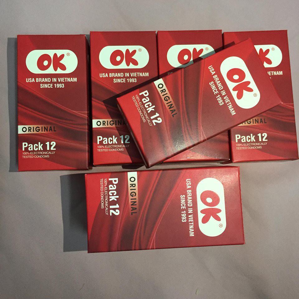 Hộp Bao Cao Su Ok 12 cái - Hàng Việt Nam Chất Lượng Cao