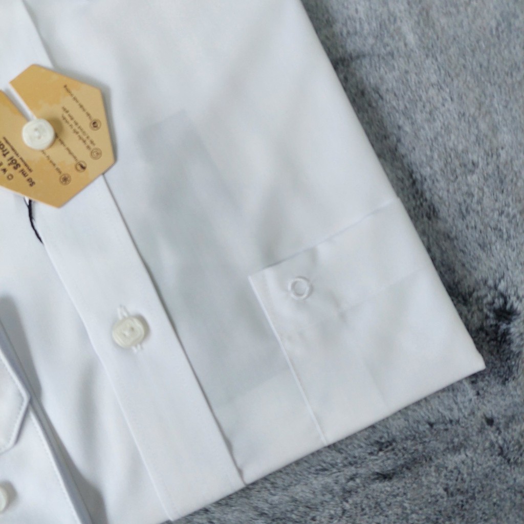 Áo Sơ Mi Trắng Nam OWEN Somi Công Sở Cao Cấp Chất Liệu Sợi Sồi Mềm Mát Nhẹ Thoáng Thấm Hút Tay Ngắn / Dài Dáng Suông /Ôm