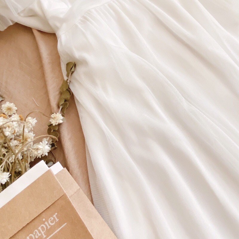 Đầm maxi lưới trễ vai dự tiệc cao cấp (Ảnh thật trãi sàn) | BigBuy360 - bigbuy360.vn