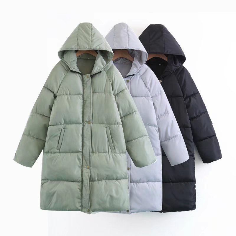 Áo khoác IELGY dáng ngắn lót bông dày size lớn phong cách Hàn Quốc thời trang mùa đông cho nữ