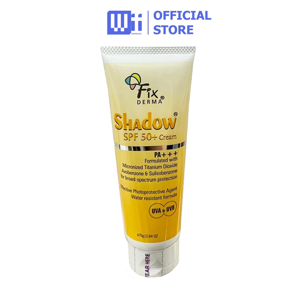 [CHÍNH HÃNG] Kem Chống Nắng Fixderma Shadow SPF 30+/SPF 50+ Gel (tuýp 75g)