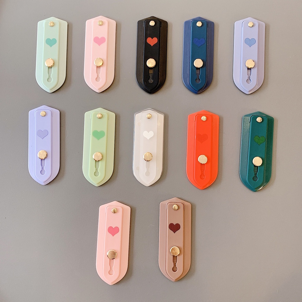 Giá Đỡ Điện Thoại Hình Vuông Màu Trơn Phong Cách Hàn Quốc