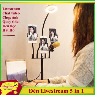 Đèn Led Ring Livestream 5 in 1 Tiện Dụng