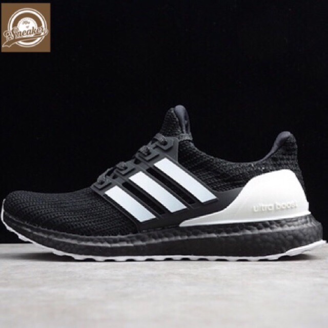 Giày Dép Giầu thể thao ULtra boost 4.0 orca đen kẻ trắng thời trang nam nữ chơi phố .2020 new