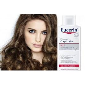 [TEM CTY] Dầu gội EUCERIN Dermo Capillaire pH5 Mild Shampoo 250mL  chăm sóc da đầu nhạy cảm