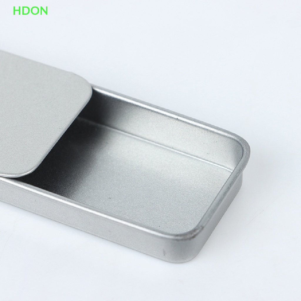 Hộp Thiếc Mini Có Nắp Trượt Đựng Trang Sức Tiện Dụng