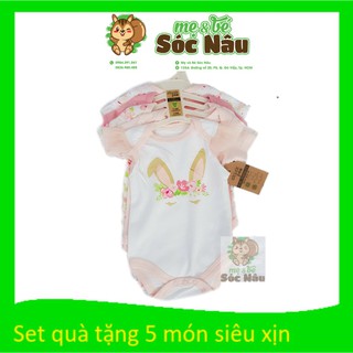 Set đồ sơ sinh cho bé gái 0-12m