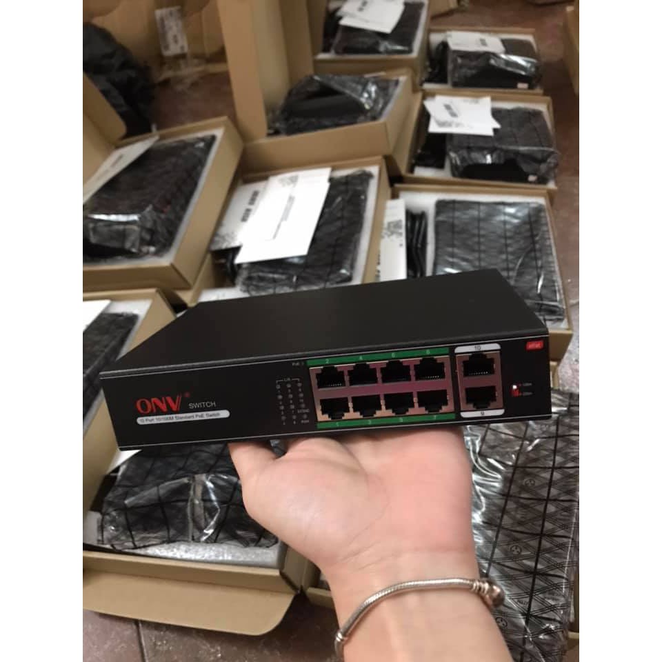 Switch chia mạng kèm POE 4,8 cổng