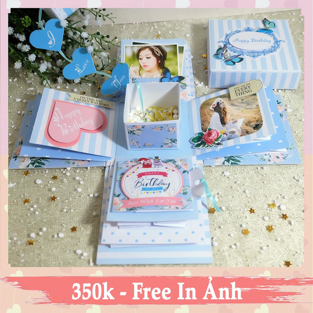 [ FREE SHIP] Hộp quà LOVE BOX L7