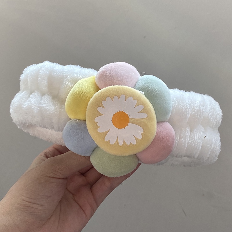 Băng đô cài tóc rửa mặt dạng ấn hình tai mèo dễ thương phong cách Hàn Quốc