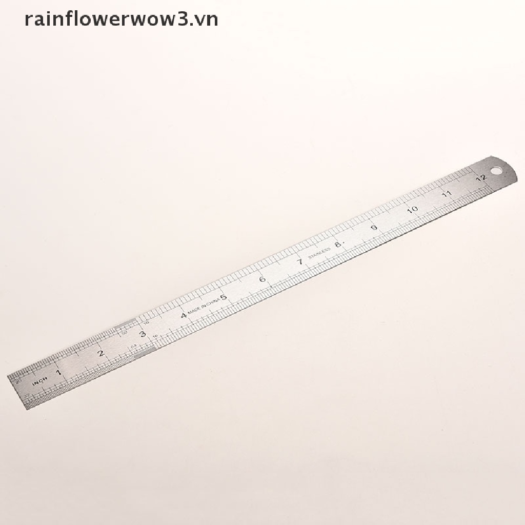 Thước Đo Hai Mặt Bằng Thép Không Gỉ 30cm 30cm