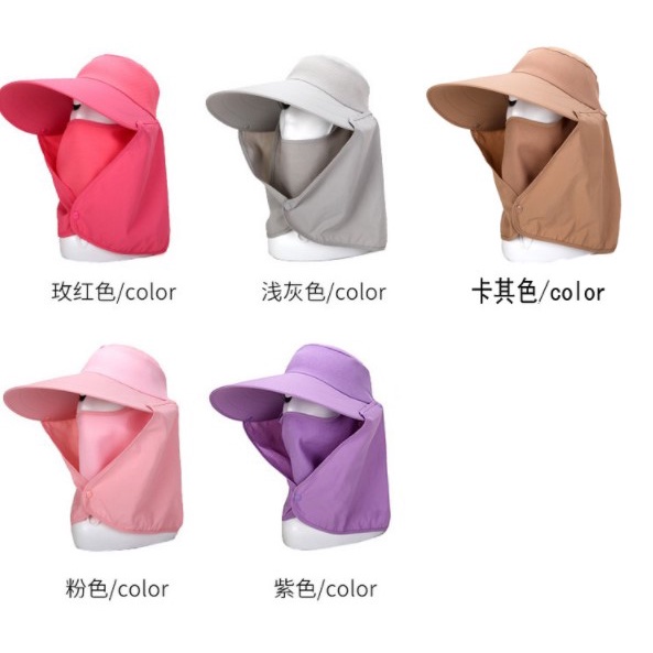 Mũ Tai Bèo Che Nắng Chống Tia UV Có Thể Tháo Rời Cho Nữ Đi Câu Cá/Ngoài Trời