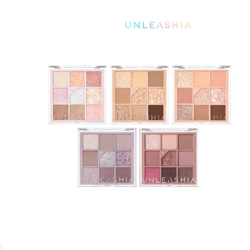 Bảng phấn mắt 9 màu UNLEASHIA Glitter Eye Palette