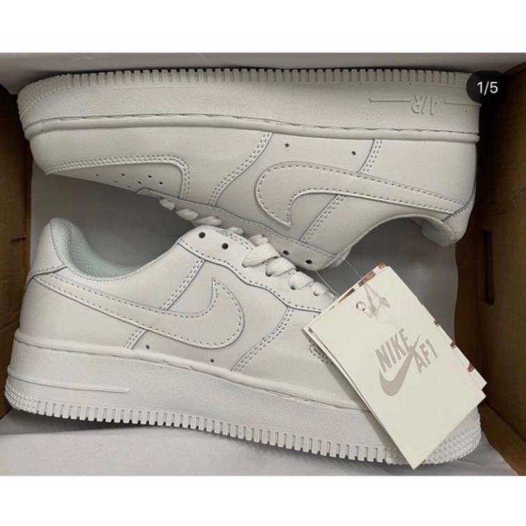 Giày thể thao AF1 trắng full Hot trend nam nữ, Giày sneaker FORCE 1 trắng dùng đi học,tập gym,chạy bộ