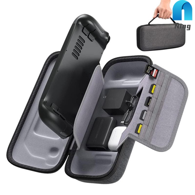 Túi Đựng Máy Chơi Game Cầm Tay Nhiều Ngăn Có Khóa Kéo Tương Thích Với Hơi Nước