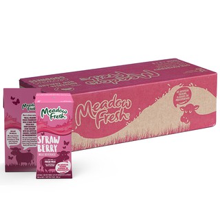 Giá Rẻ Nhất - Thùng 24 hộp Sữa Dâu MEADOW FRESH 200ml - Sữa Tươi Nhập Khẩu Úc
