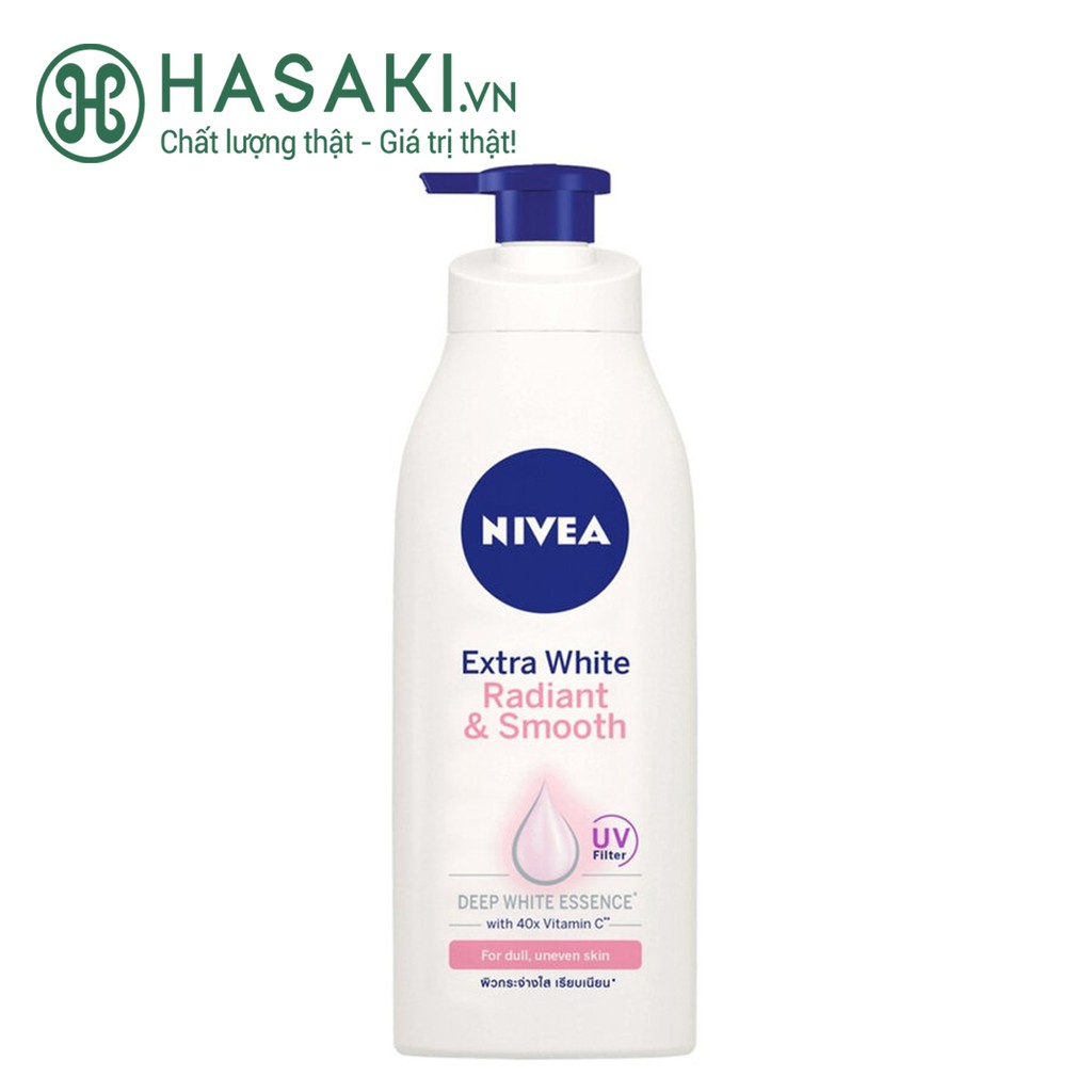 Sữa Dưỡng Thể Nivea Extra White Radiant And Smooth UV Body Lotion 350ml