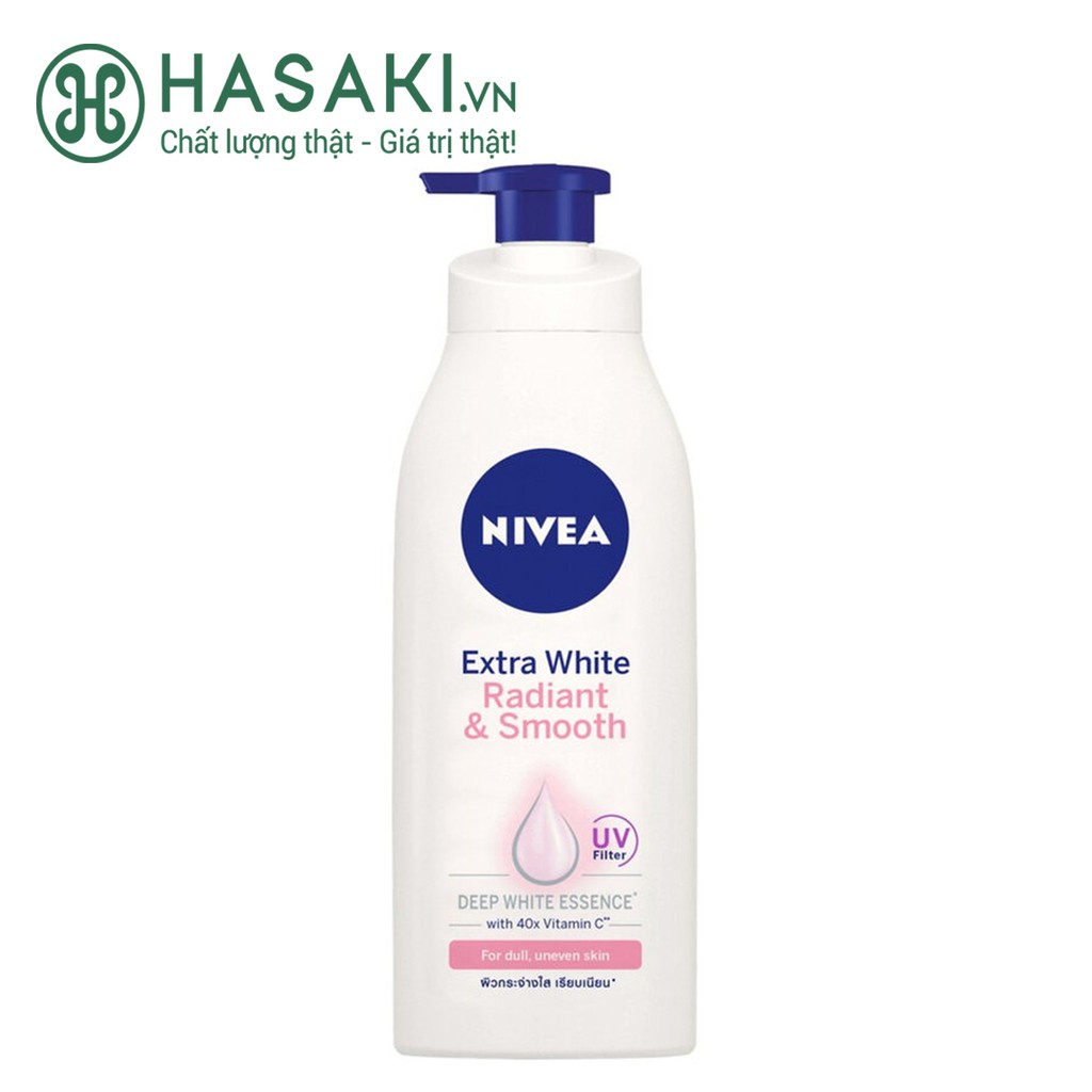 Sữa Dưỡng Thể Nivea Extra White Radiant And Smooth UV Body Lotion 400ml