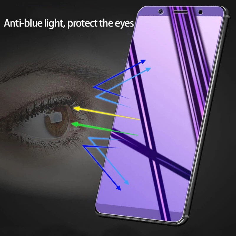 Kính Cường Lực Chống Ánh Sáng Xanh Cho Xiaomi Redmi 13C Mi 14 Poco C65 C55 X4 M5 M5s M4 GT F5 F4 C40 X3 GT Nfc M3 F2 Pocophone F1 13 13T 12 11 Lite 5G Ne 12T 11T 9 9t 10t Pro 4G