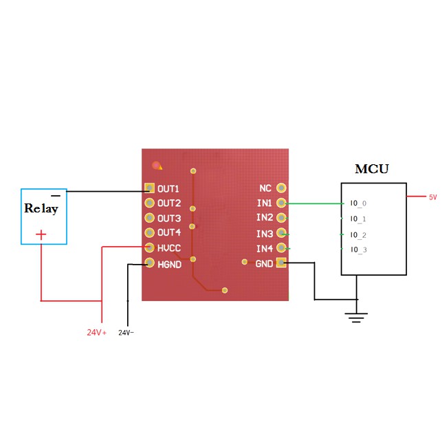 Module Opto Cách Ly 4 Kênh TLP281-4