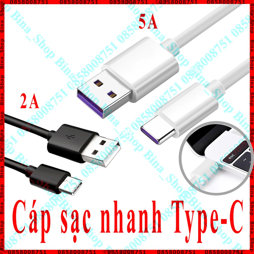 Cáp sạc nhanh Type-C dài 1 mét loại tốt