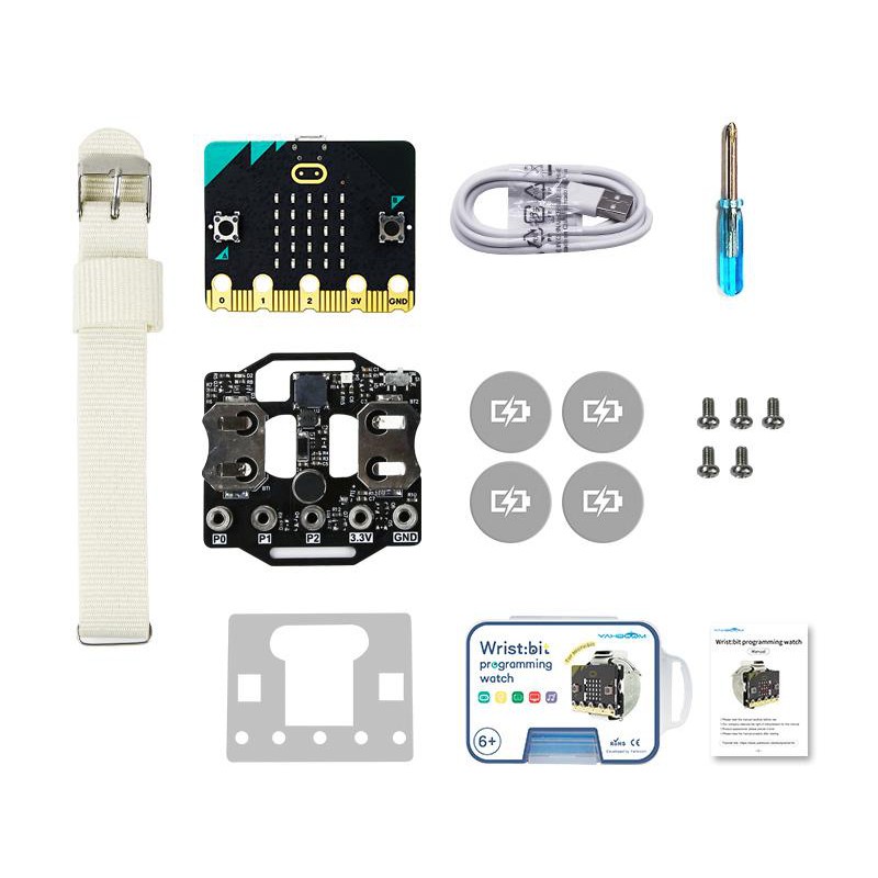 Đồ chơi STEM Wrist:bit vòng đeo tay sử dụng micro:bit