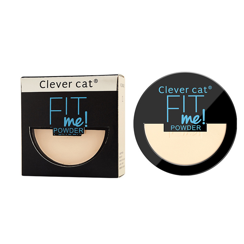 Phấn phủ trang điểm Clever Cat Fit Me 84142 Cokki hai lớp chống thấm nước kiểm soát dầu hiệu quả