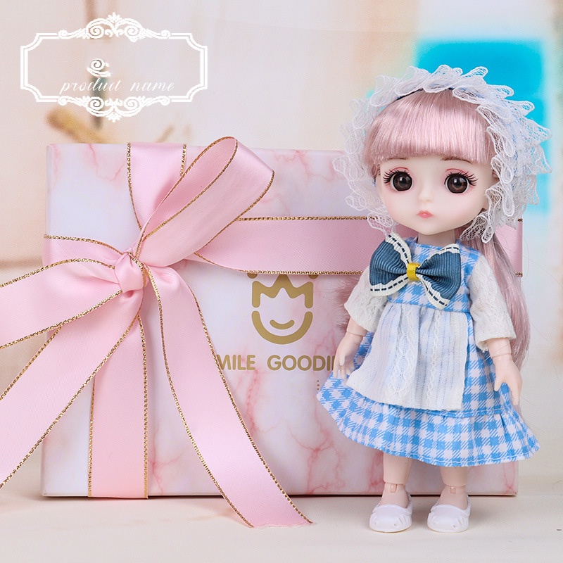 Bộ búp bê Barbie BJD16cm tỉ lệ 1/12
