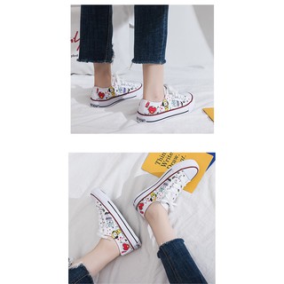Giày Thể Thao Canvas Bisa COD BTS BT21 - KP204