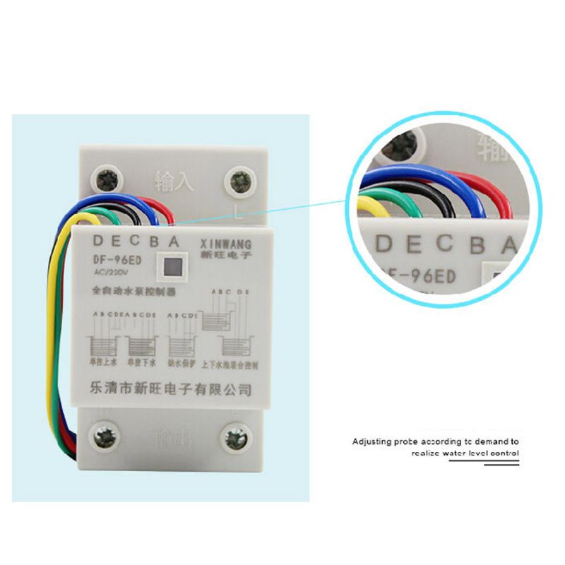 Bộ Công Tắc Cảm Biến Mực Nước Tự Động DF-96ED 10A 220V