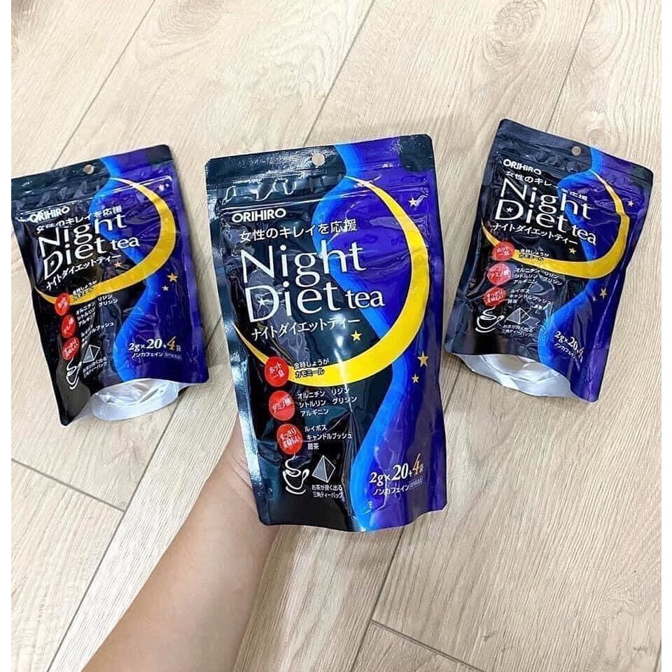 [MADE IN JAPAN] Trà hỗ trợ giảm cân ban đêm Orihiro Night Diet Tea nội địa Nhật