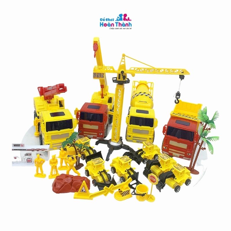 Đồ chơi ô tô xe xây dựng HOÀN THÀNH cho bé, mô hình xe xây dựng cỡ lớn,xe chạy đà - HÀNG MỚI VỀ