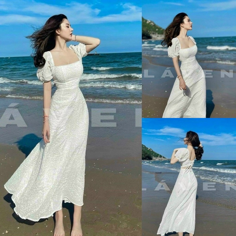 (SHOP BIGSIZE nữ 50kg đến 90kg ) đầm maxi hở lưng