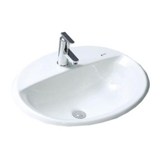 Chậu rửa lavabo âm bàn inax al-2395/ l-2395v dương vành