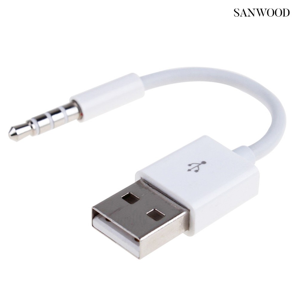 Dây Cáp Chuyển Đổi Âm Thanh Aux Sang Usb 2.0 Mp4 / Ipod 3.5mm Chuyên Dụng Cho Xe Hơi