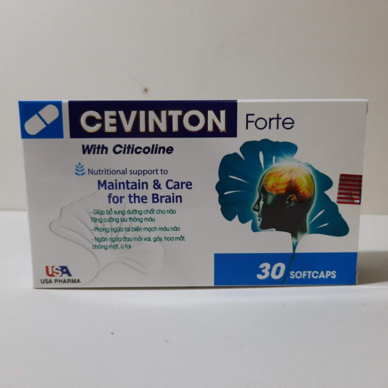 Hoạt huyết dưỡng não CEVINTON FORTE giúp hoạt huyết ,tăng cường lưu thông máu lên não