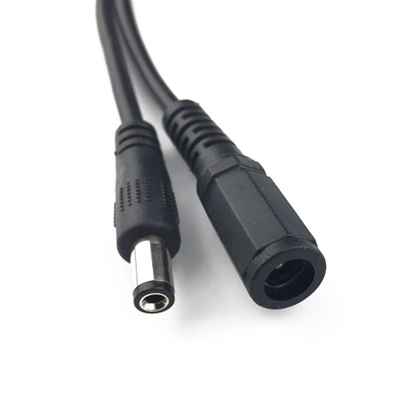 Dây cáp nối dài nguồn điện 1m DC tiện dụng 5.5mm x 2.1mm