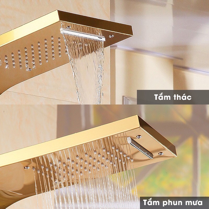 Bộ sen thuyền tắm nóng lạnh massage cao cấp Inox SUS304