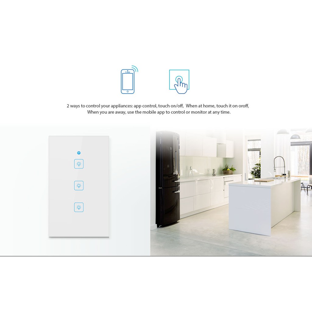 Công tắc điện thông minh WiFi Smart Switch. Bản rút gọn của Sonoff T1-US