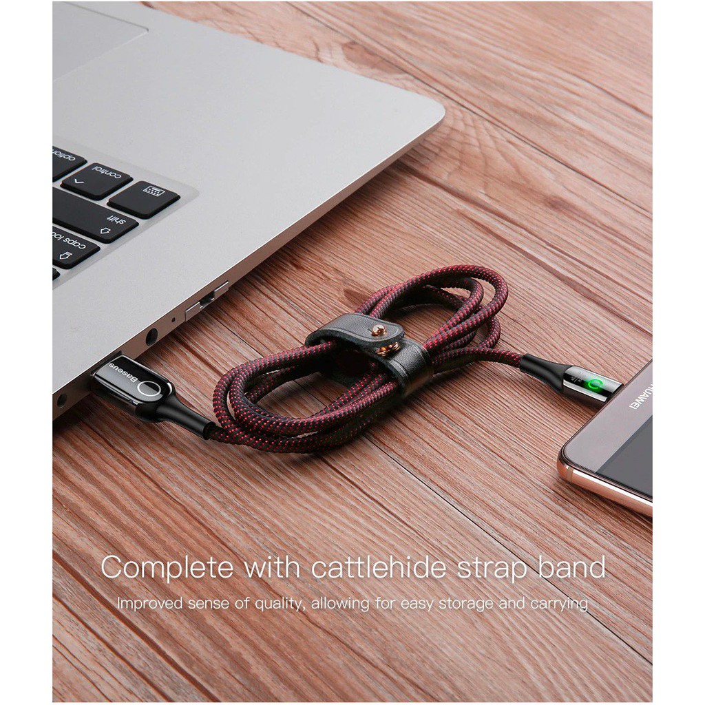 Cáp Sạc Tự Ngắt Siêu Nhanh Baseus Explorer Series Gen2 Auto Power-Off 100W (USB to Type-C, Fast Charging &amp; Data Cable)