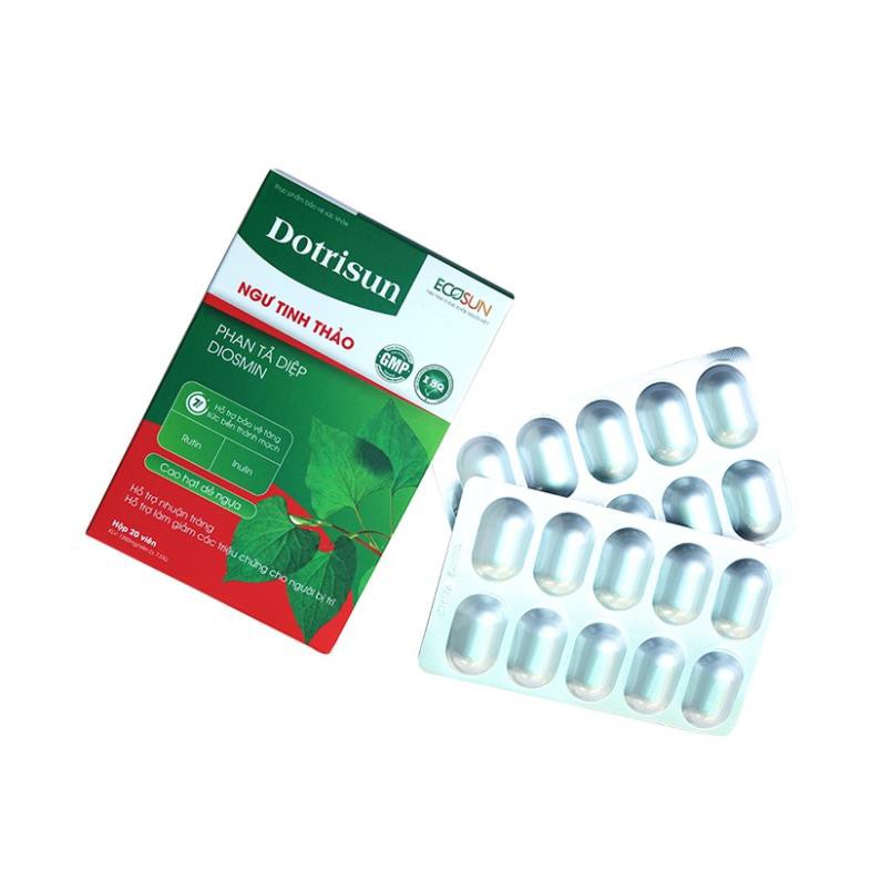 [NEW] Hộp 20 viên uống Dotrisun – Tiêu trĩ nhuận tràng, hỗ trợ giảm các triệu chứng của bệnh trĩ, ngăn ngừa táo bón | BigBuy360 - bigbuy360.vn