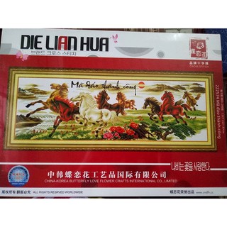 Tranh thêu chữ thập Mã Đáo Thành Công 222574-222x83cm