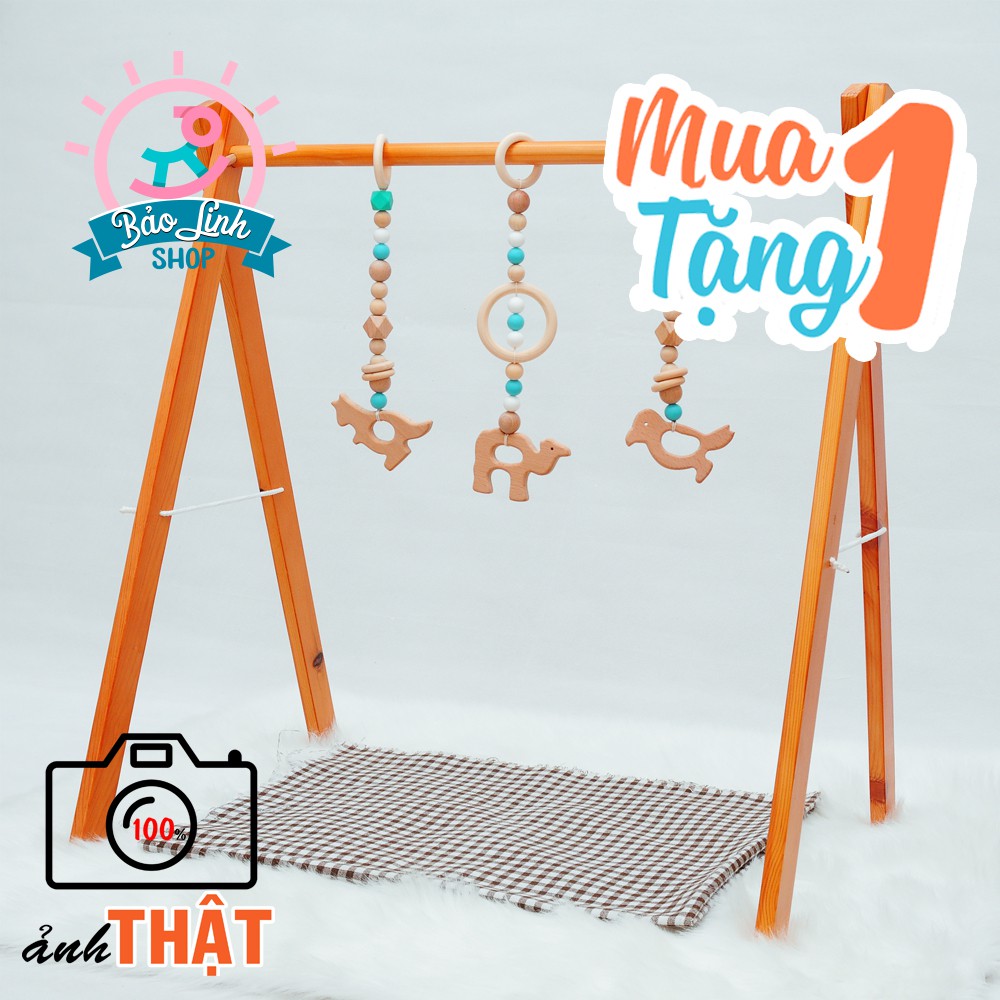 COMBO kệ chữ A - Set vòng treo nôi cho bé| Đồ chơi cho trẻ sơ sinh