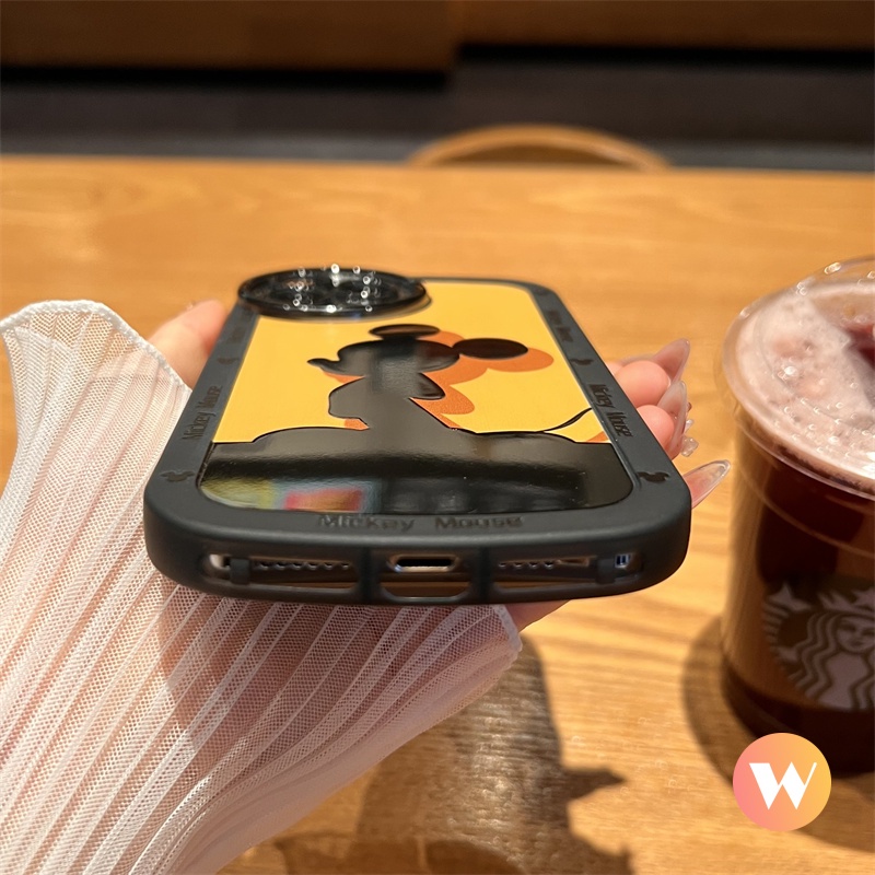 DISNEY Ốp Điện Thoại TPU Mềm Chống Sốc In Hình Mickey Hoạt Hình Cho IPhone 13 11 12 14 Pro MAX XR X 7 8 6 6S Plus XS MAX SE 2020