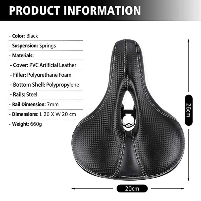 Yên xe đạp leo núi bằng xốp thoáng khí cao cấp