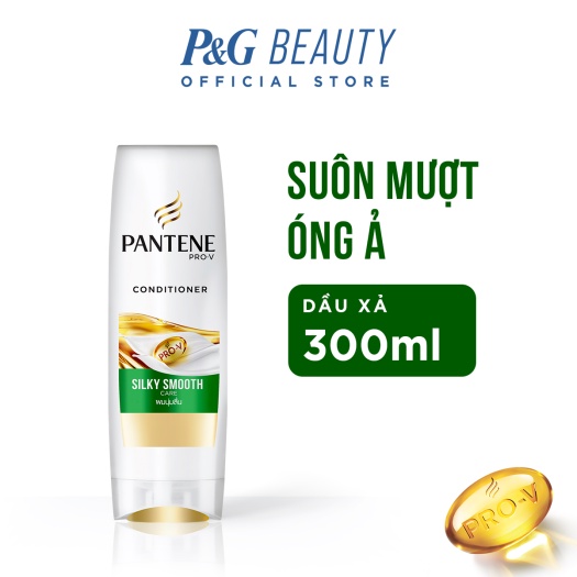 Dầu Xả Pantene Suôn mượt Óng Ả - Kem xả tóc 300ml - 650ML