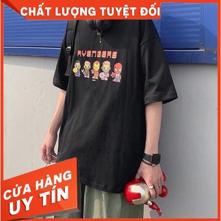 Áo thun tay lỡ chất cotton - avengers