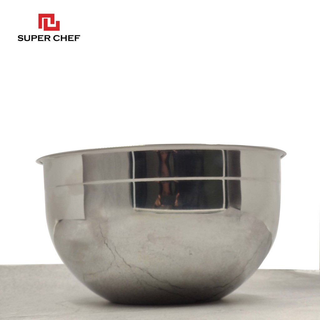 Thau Inox 304 Dày Thành Cao Super Chef Siêu Bền, Sáng Bóng