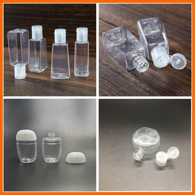 Chai Nhựa Rỗng Trong Suốt 30ML Đựng Nước Rửa Tay / Nước Rửa Tay Có Nắp Lật Tiện Dụng
